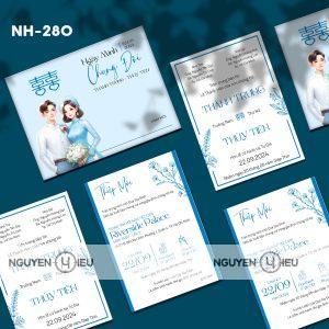 Thiệp cưới Hiếu Nguyễn thiết kế